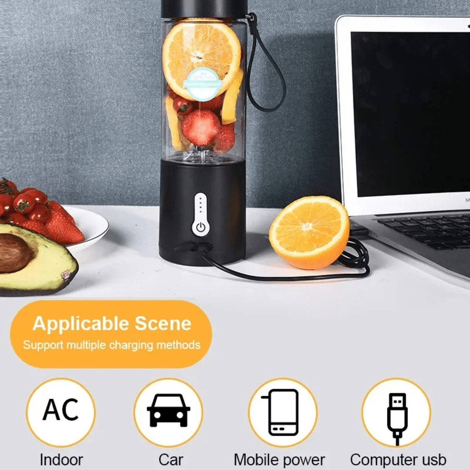 PORTABLE JUICER BLENDER RECHARGEABLE